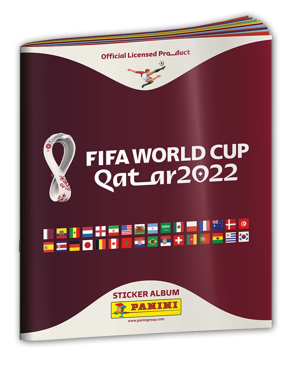Panini FIFA World Cup Qatar 2022 — Album + 15 Packs